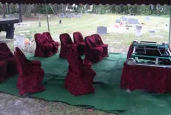 Red3 setup at Riley Flanders' Burial Service