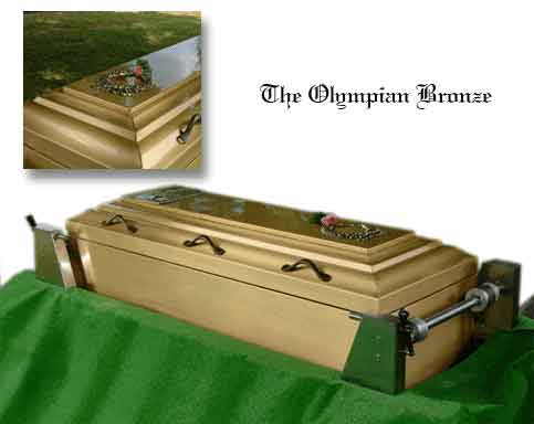 Olympian Bronze at Riley Flanders' Burial Service